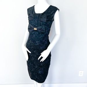 WAGGON PARIS | Women's Sexy Bodycon Stretch Sleeveless Black Party Dress 36FR S